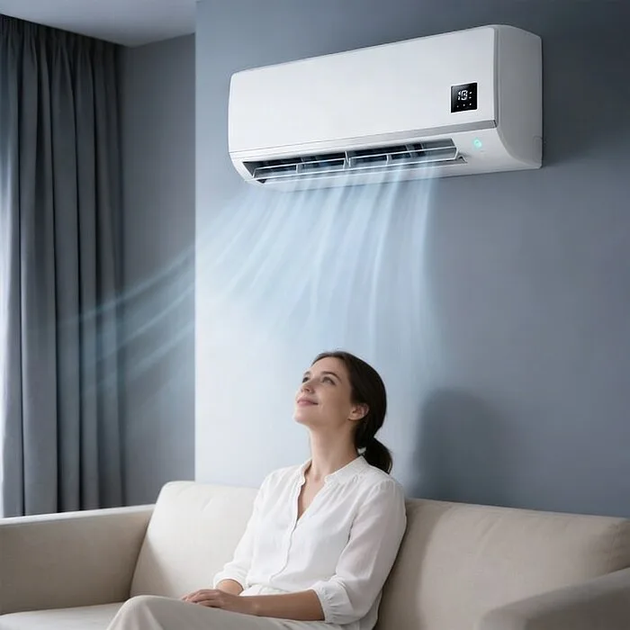 Step 3: Enjoy instant personal cooling with BlizzAir Portable AC